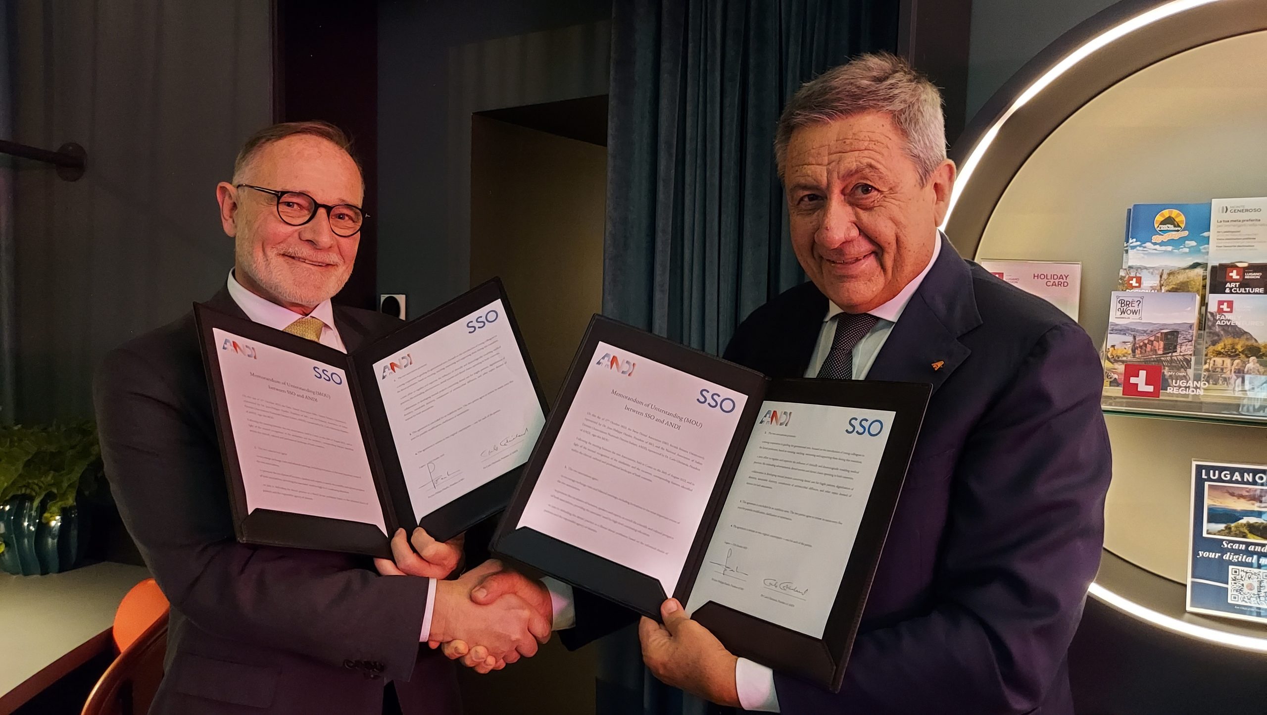 Lugano, bilaterale ANDI-SSO: siglato il protocollo d’intesa tra le associazioni di Italia e Svizzera